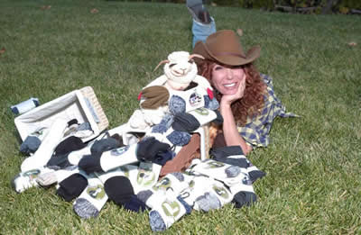 Lamb Chop- The Official Spoke Sock of the Sock Brigade