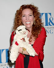 Lamb Chop and Mallory Lewis