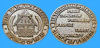 The Vice-President's coin